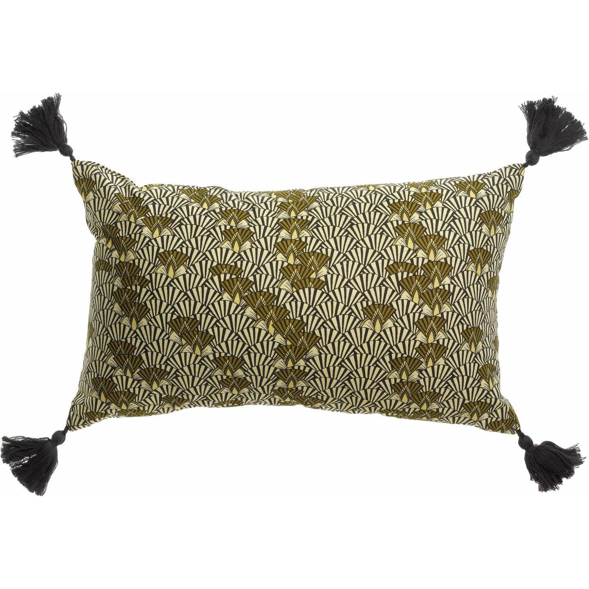 Voir la diapositive 1 : Les Ateliers du Linge Coussin 100% coton 170g liana