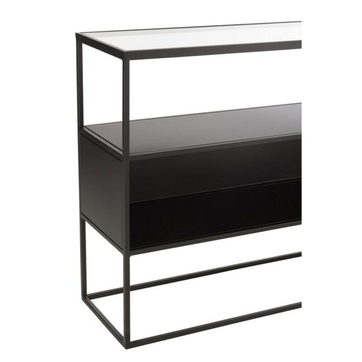 Paris Prix Console en Métal  Maryanne  140cm Noir