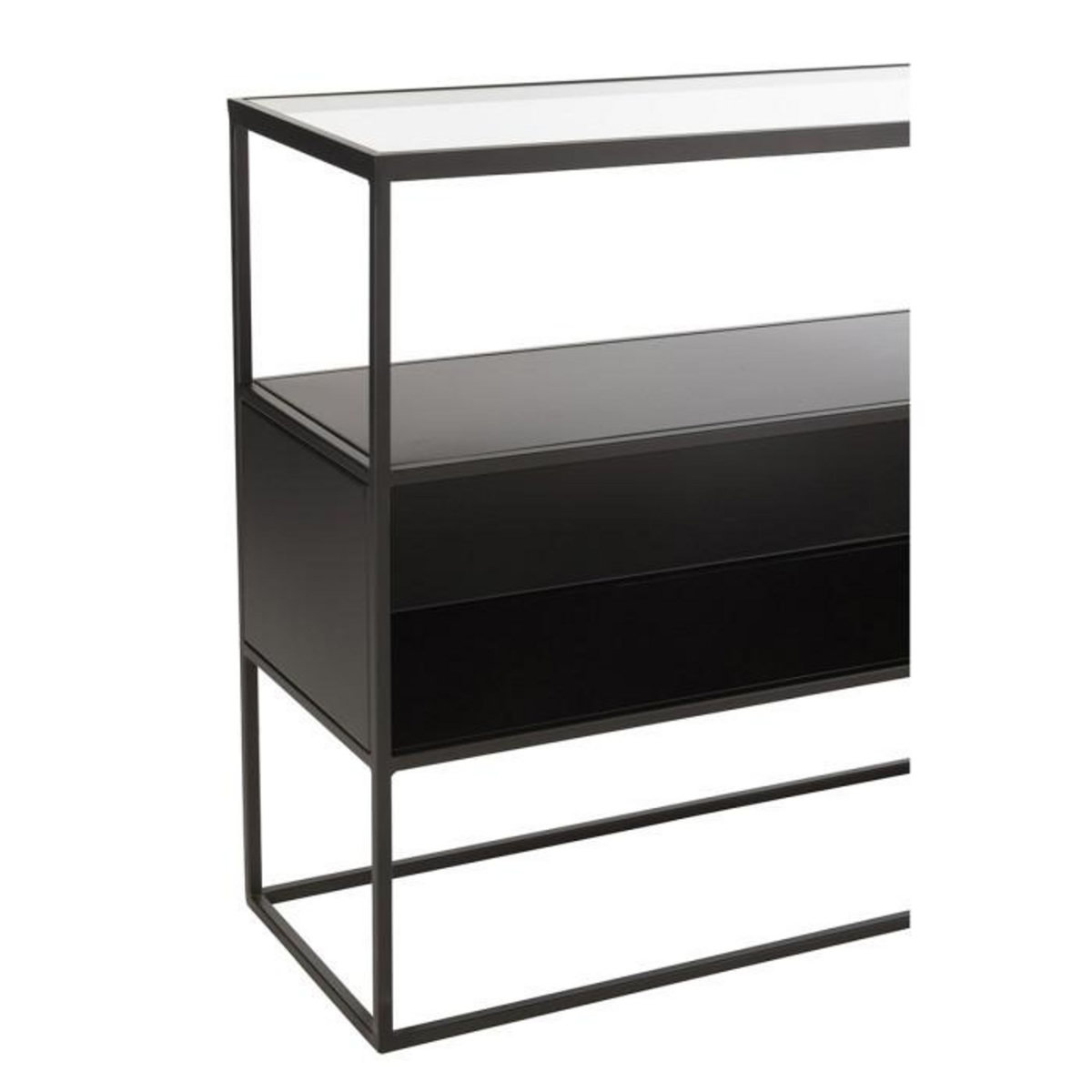 Paris Prix Console en Métal  Maryanne  140cm Noir