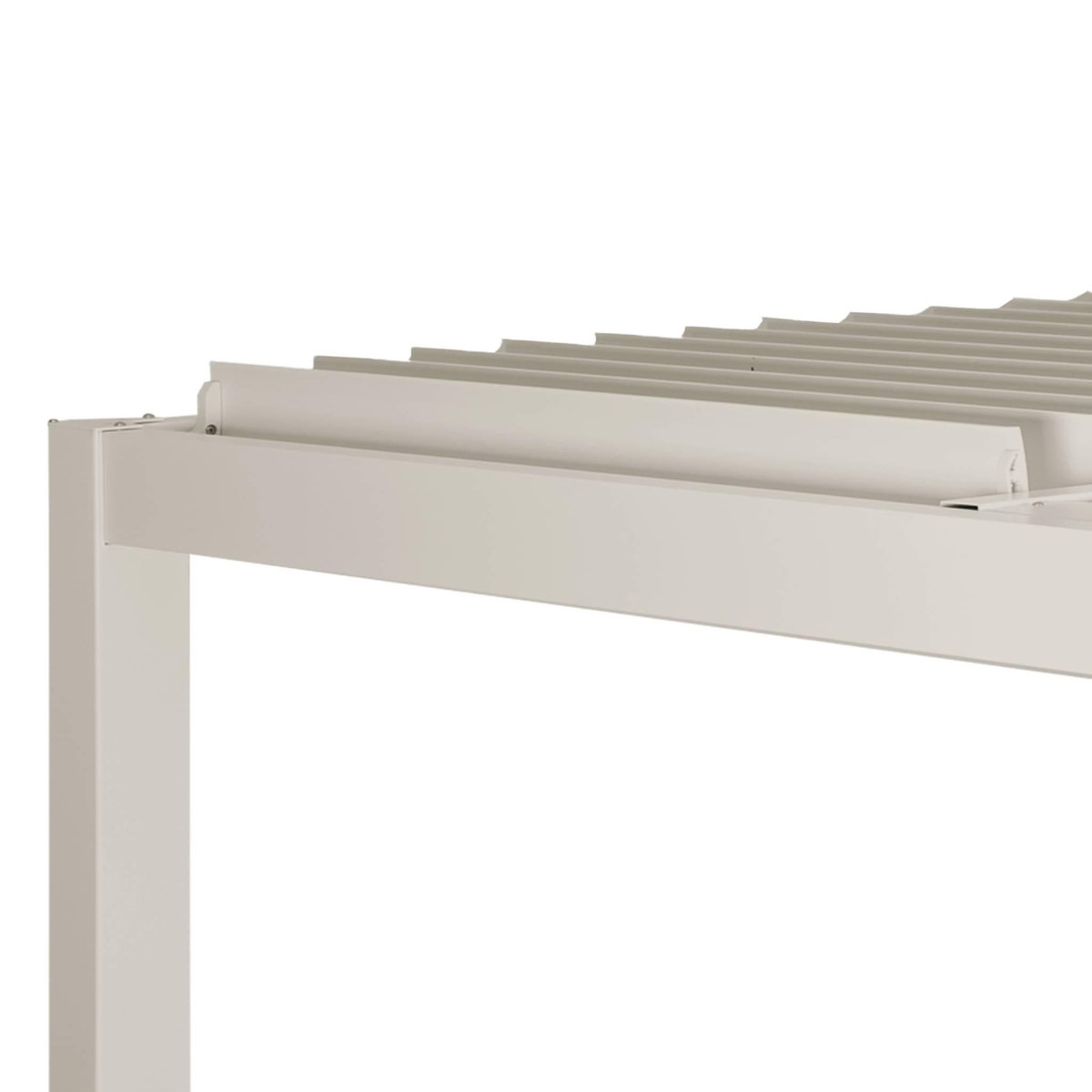 SWEEEK Pergola bioclimatique aluminium et acier lames orientables 4x3m Palace