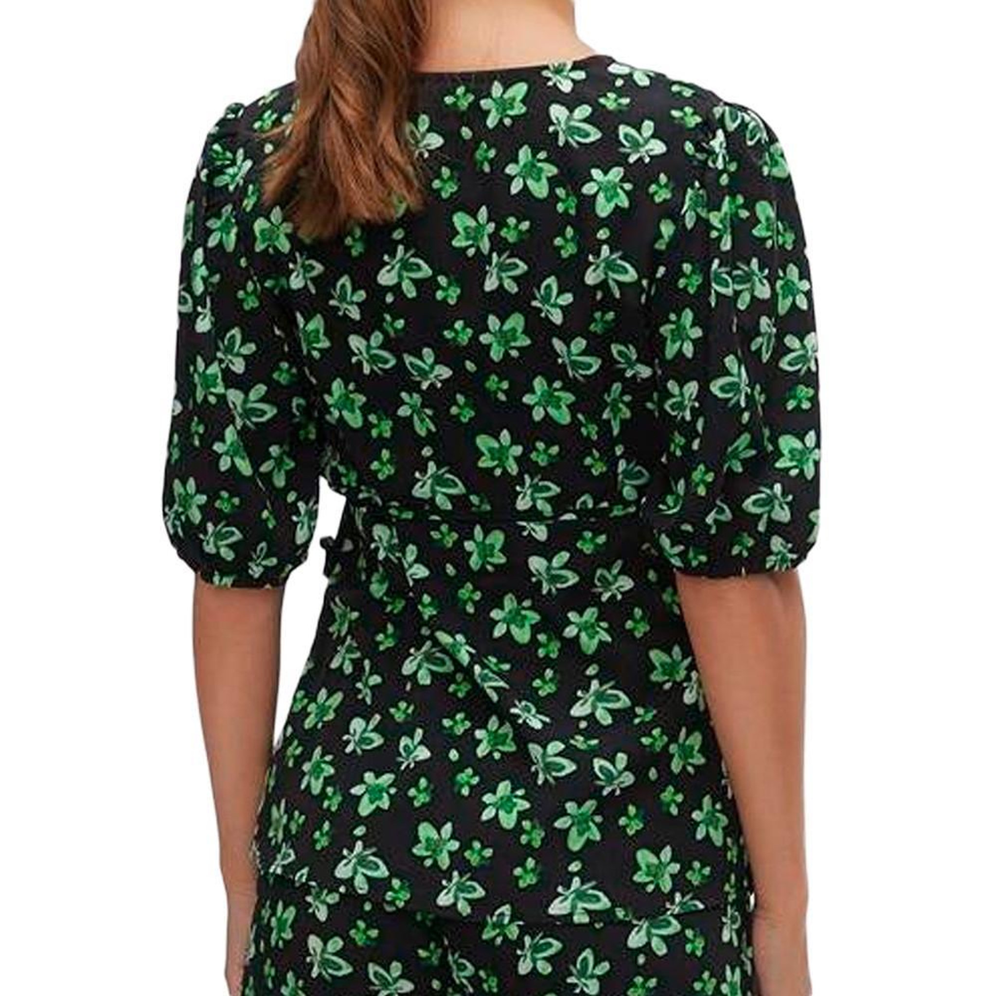 Voir la diapositive 2 : MAMALICIOUS Blouse De Grossesse Vert/Noir Femme Mamalicious Linor