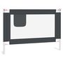 Voir la diapositive 2 : VIDAXL Barriere de securite de lit d'enfant Gris fonce 90x25 cm Tissu