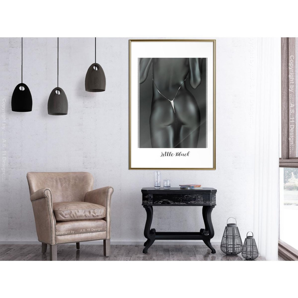 Paris Prix Affiche Murale Encadrée  Beauty of the Female Body
