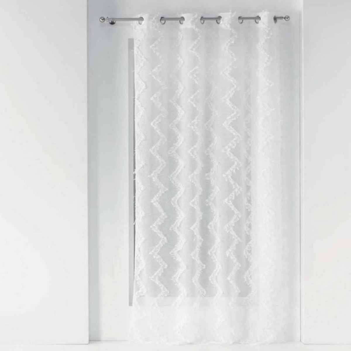 Paris Prix Rideau Voilage à Œillets  Dany  140x240cm Blanc