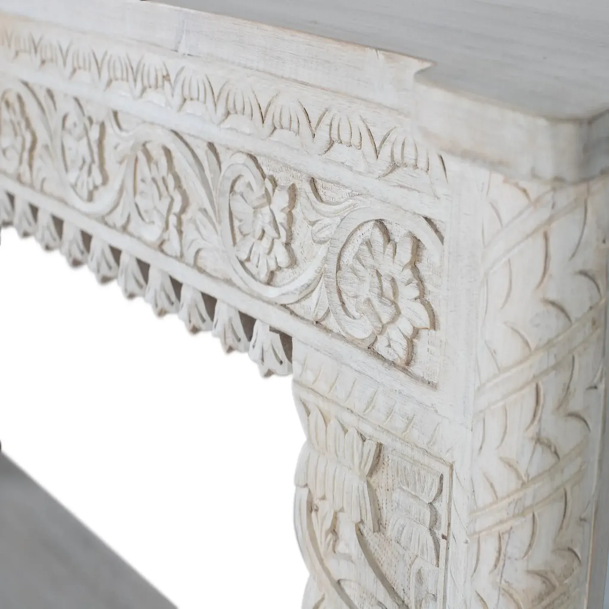 Voir la diapositive 4 : GINER Y COLOMER SL Console en bois de manguier 180 cm style méditerranéen moderne
