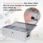 Voir la diapositive 4 : HOMCOM Boite de rangement - boîte à outils en aluminium - caisse à outil alu. verrouillage clé