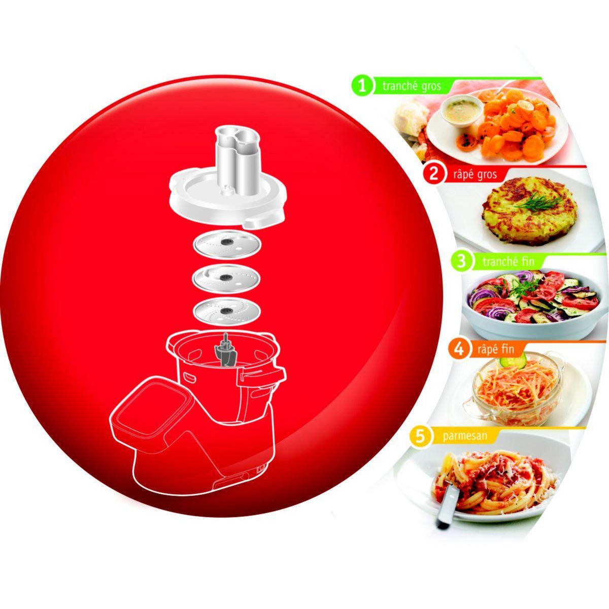 MOULINEX Râpe COMPANION XF383110