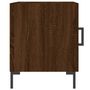 Voir la diapositive 5 : VIDAXL Tables de chevet 2pcs chene marron 40x40x50cm bois d'ingenierie