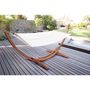 Voir la diapositive 2 : Habitat et Jardin Hamac bois avec toile en coton  Dallas  - 3 m - Ecru