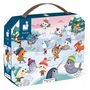 Voir la diapositive 2 : Juratoys-Janod Puzzle bataille de boules de neige 36 pieces