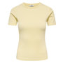 Voir la diapositive 4 : JACQUELINE DE YONG T-Shirt Jaune Femme JDY Lucky