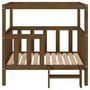 Voir la diapositive 5 : VIDAXL Lit pour chien Marron miel 105,5x83,5x100 cm Bois de pin solide