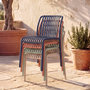Voir la diapositive 6 : Rendez vous déco Lot de 2 chaises de jardin empilables en plastique terracotta-Duli