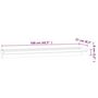 Voir la diapositive 6 : VIDAXL Deversoir pour cascade avec LED RVB Inox 108 cm