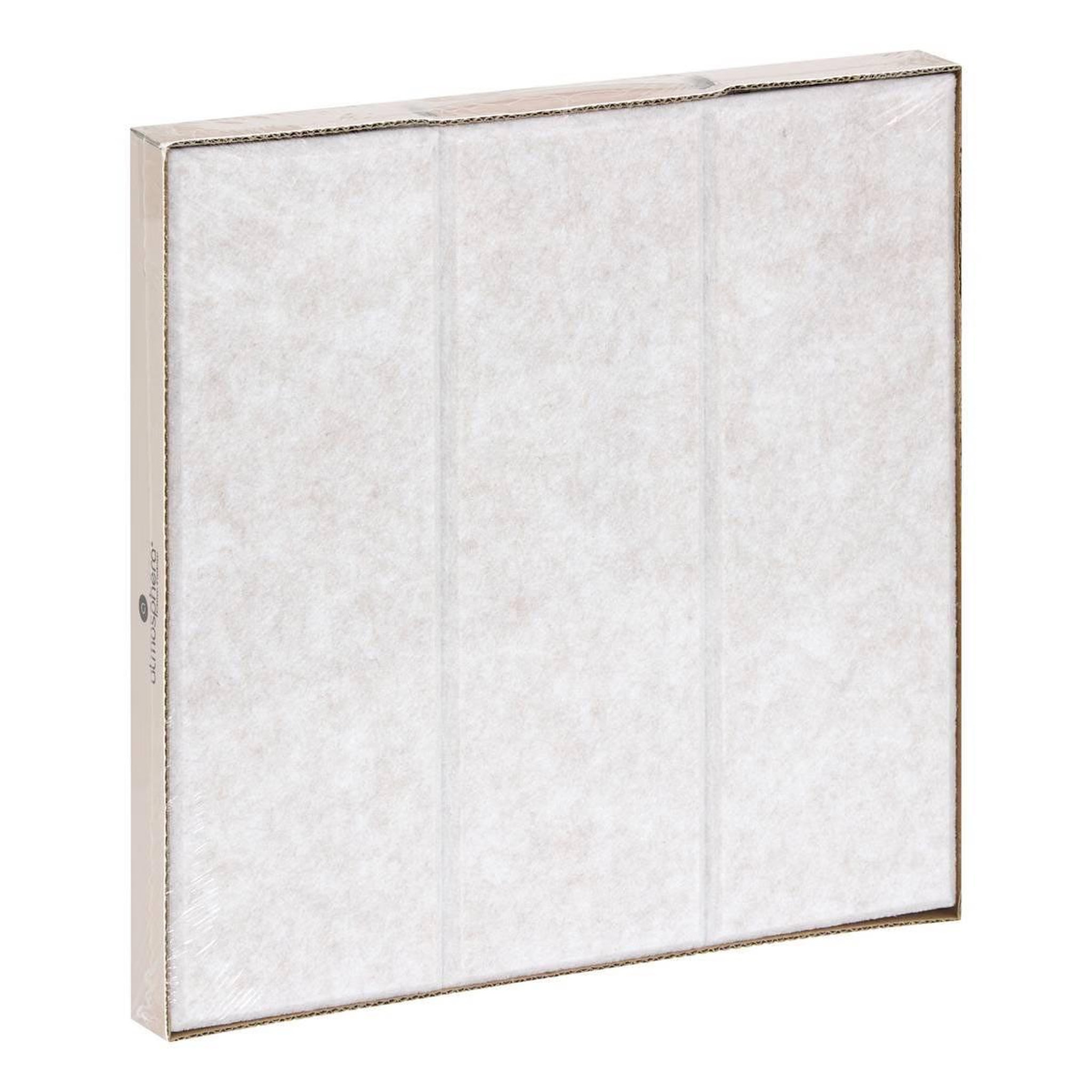 Voir la diapositive 5 : ATMOSPHERA Lot de 4 Panneaux Déco  Feutrine  30x30cm Gris