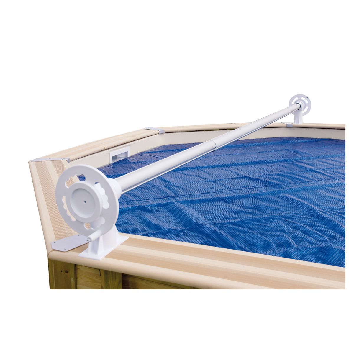 UBBINK Enrouleur bâche à bulles - Jusqu'à 6,50m - LUXE