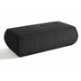 Voir la diapositive 1 : LISA DESIGN Onyx - pouf d'appoint - en velours côtelé