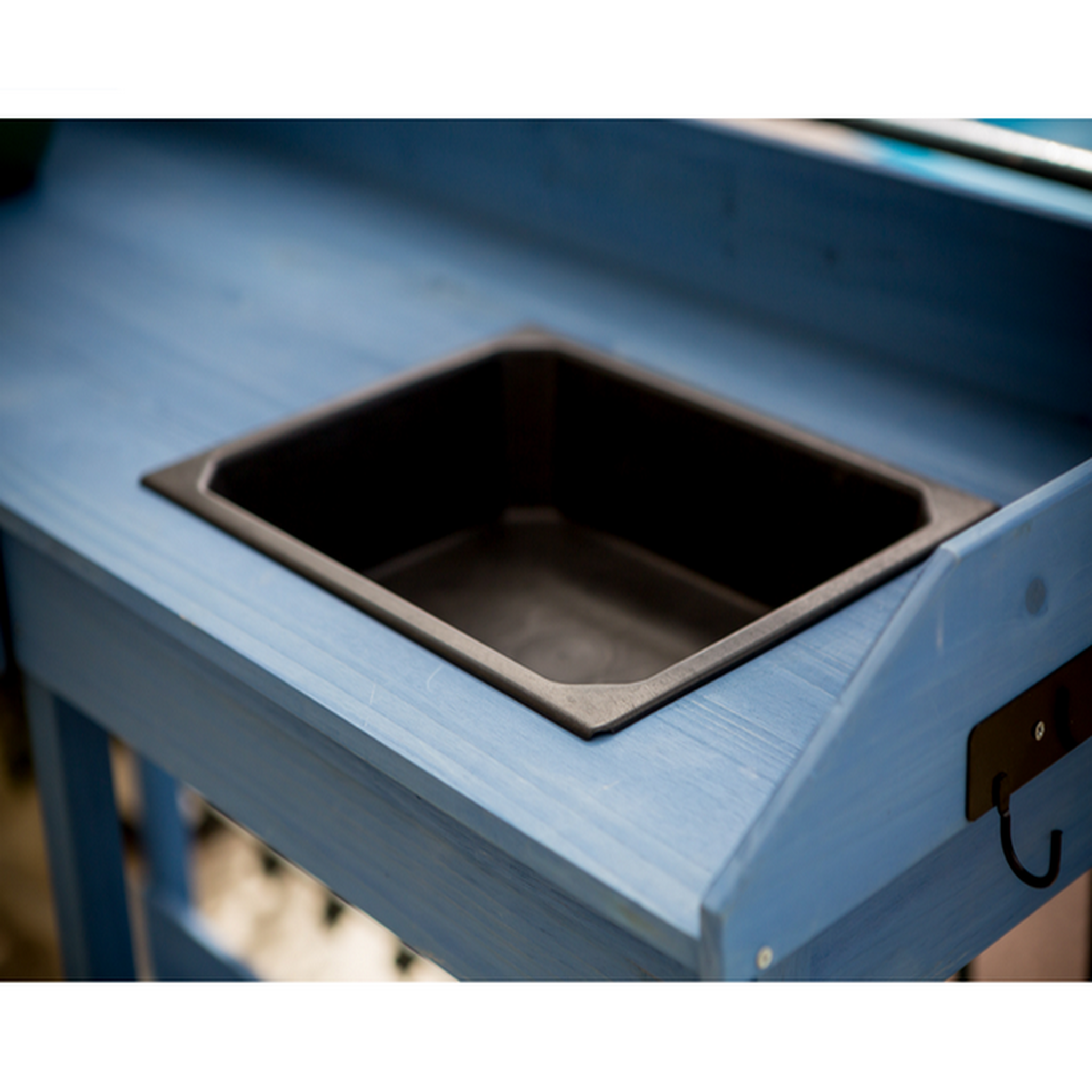 Voir la diapositive 5 : Hisense Table multiusages lasurée bleue - tab1105