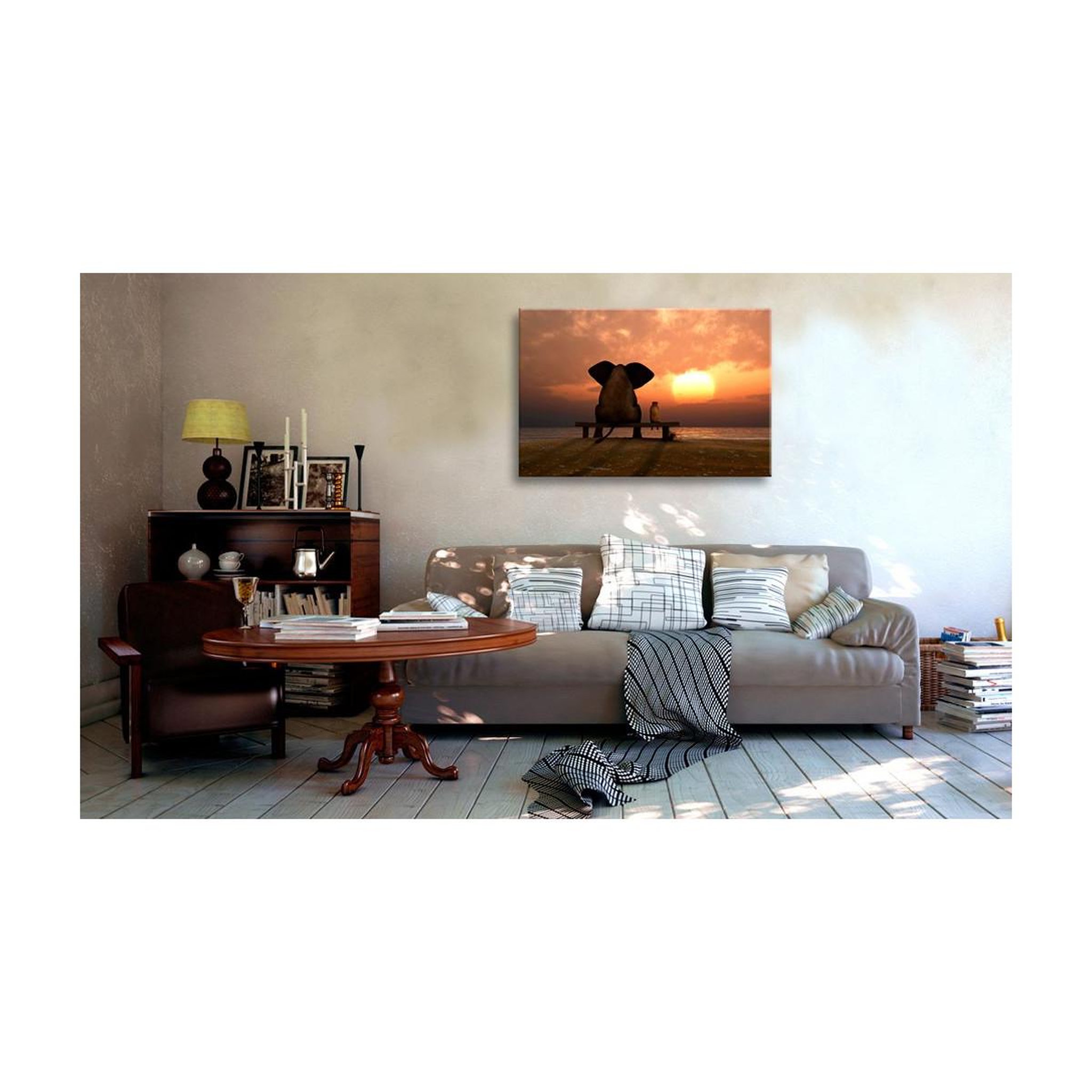 Voir la diapositive 2 : Paris Prix Tableau imprimé  evening rest