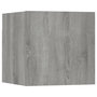 Voir la diapositive 2 : VIDAXL Meuble TV mural Sonoma gris 30,5x30x30 cm