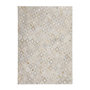 Voir la diapositive 1 : Paris Prix Tapis en Cuir Effet Métallique  Spark  Ivoire & Or