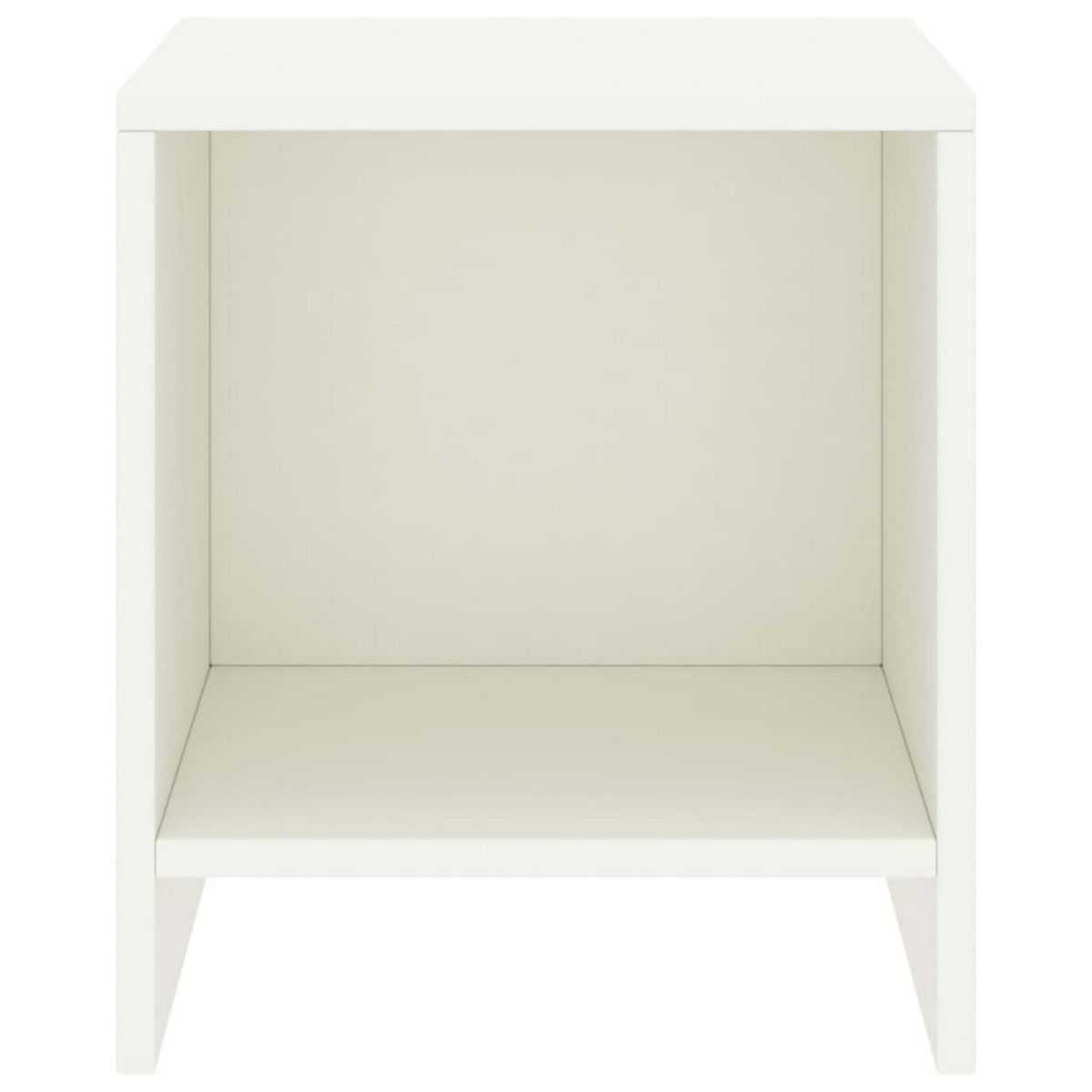 VIDAXL Table de chevet Blanc 35x30x40 cm Bois de pin massif