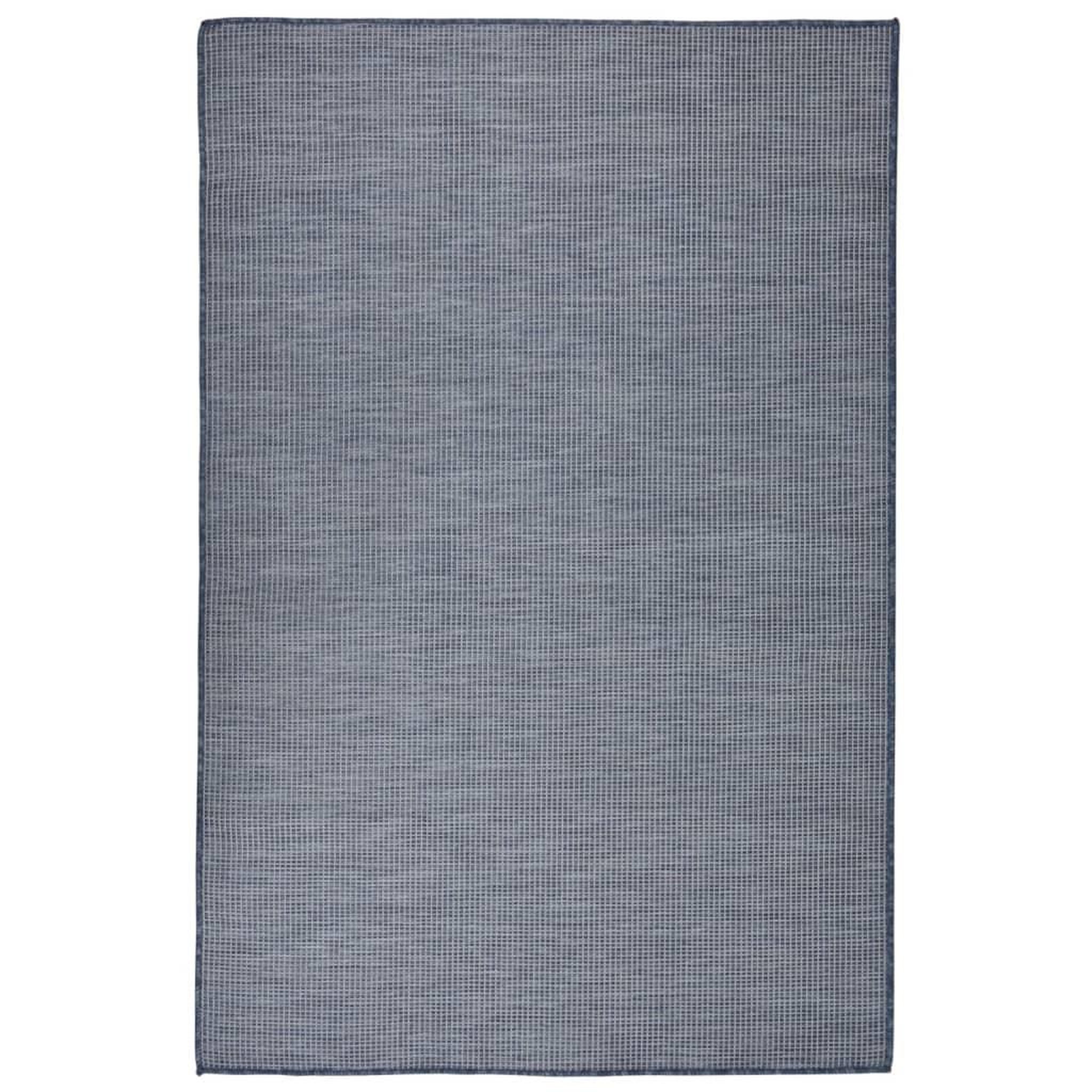Voir la diapositive 1 : VIDAXL Tapis a tissage plat d'exterieur 120x170 cm Bleu