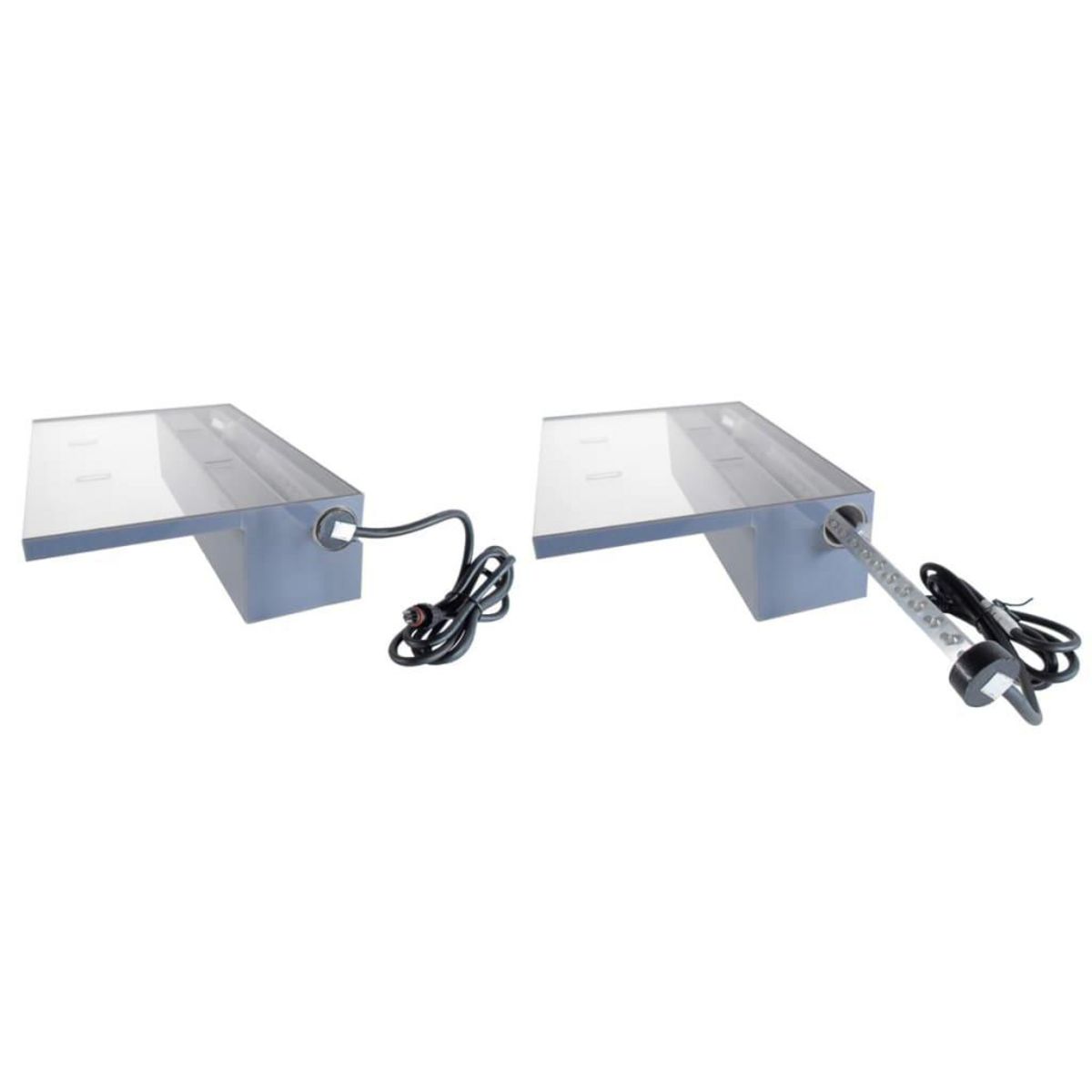 Ubbink Cascade de piscine Niagara 20 LED transparente 30 cm - Ubbink