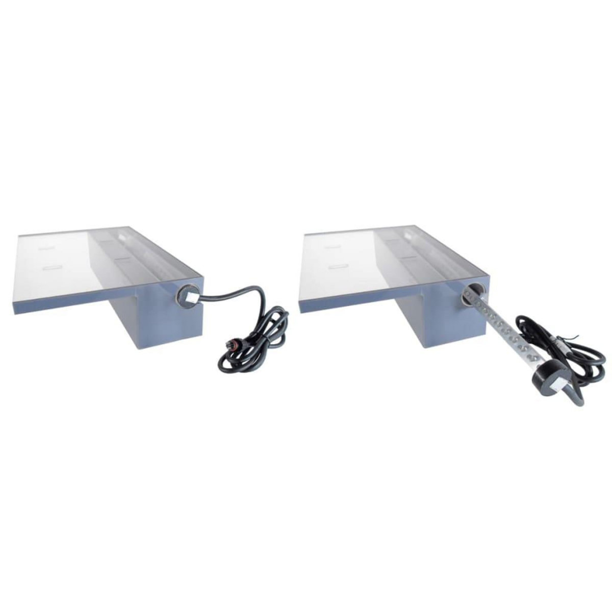 Ubbink Cascade de piscine Niagara 20 LED transparente 30 cm - Ubbink