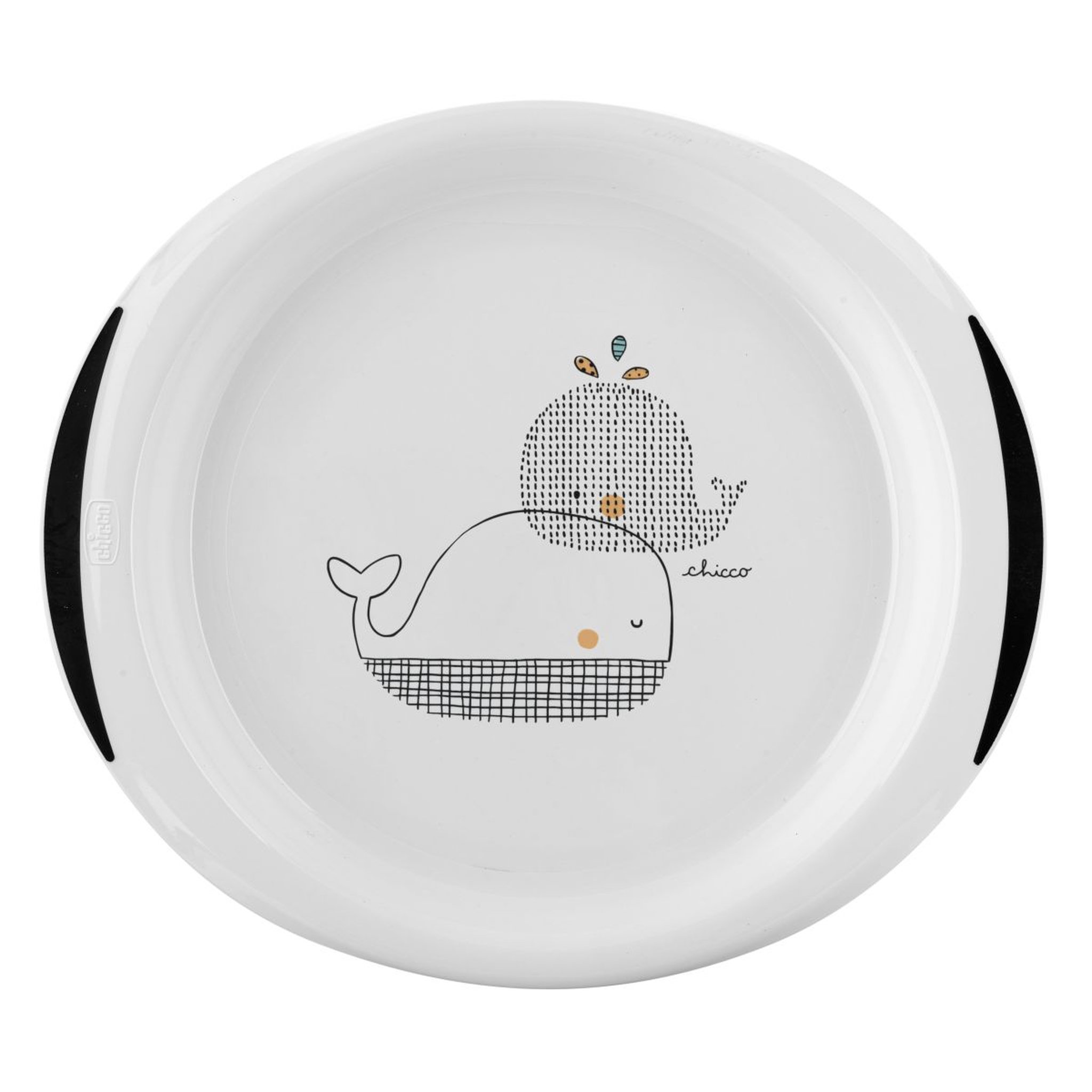Voir la diapositive 3 : CHICCO Coffret repas black and white Bal 18M+