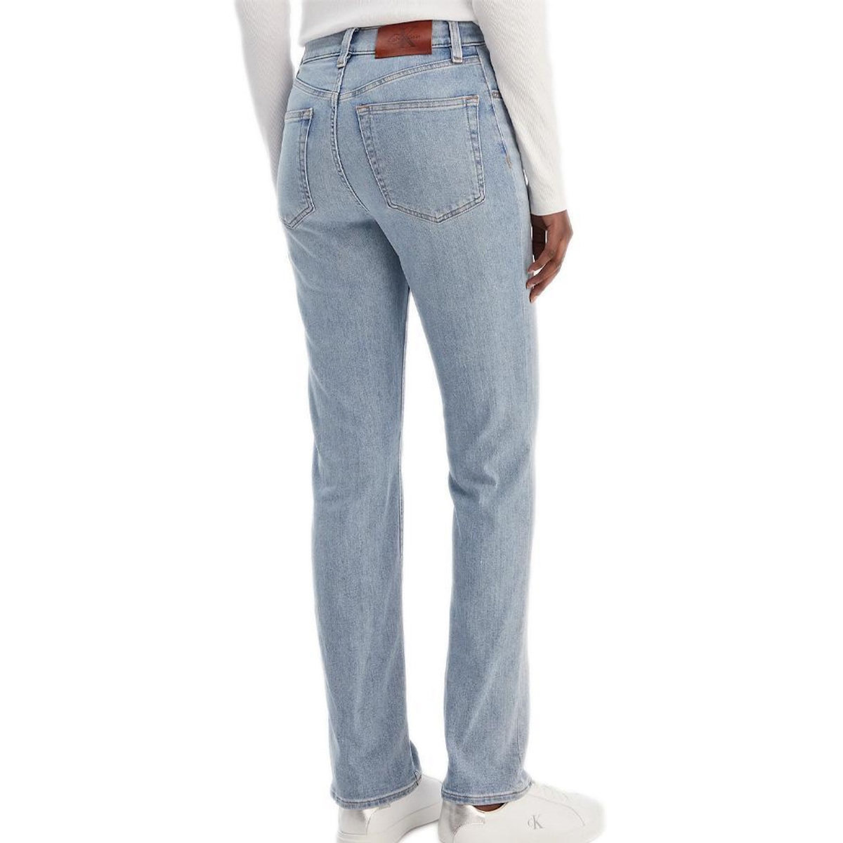 CALVIN KLEIN JEANS Jean Droit  Femme Calvin Klein JeansRise
