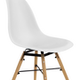 Voir la diapositive 5 : ID MARKET Lot de 6 chaises SANDRA mix color pastel rose, blanc, gris clair x2, bleu x2