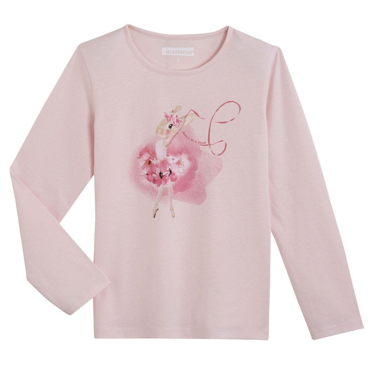 IN EXTENSO Tee-shirt Manches longues imprimé Lapin Fille