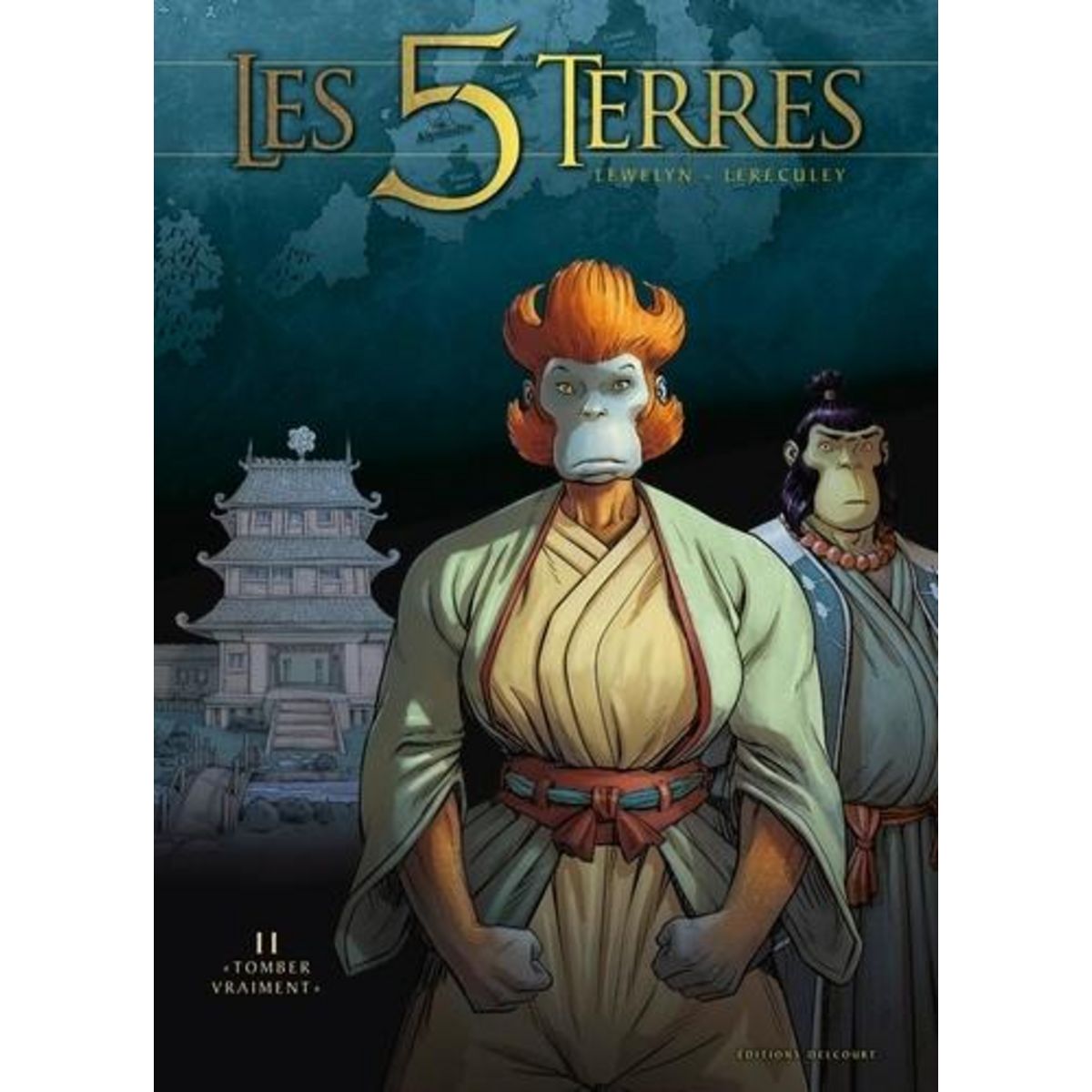 LES 5 TERRES : CYCLE II - LYS TOME 11 :  TOMBER VRAIMENT , Lewelyn