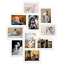 Voir la diapositive 2 : VIDAXL Collage de cadres photo pour photo de 10x(13x18 cm) Blanc MDF