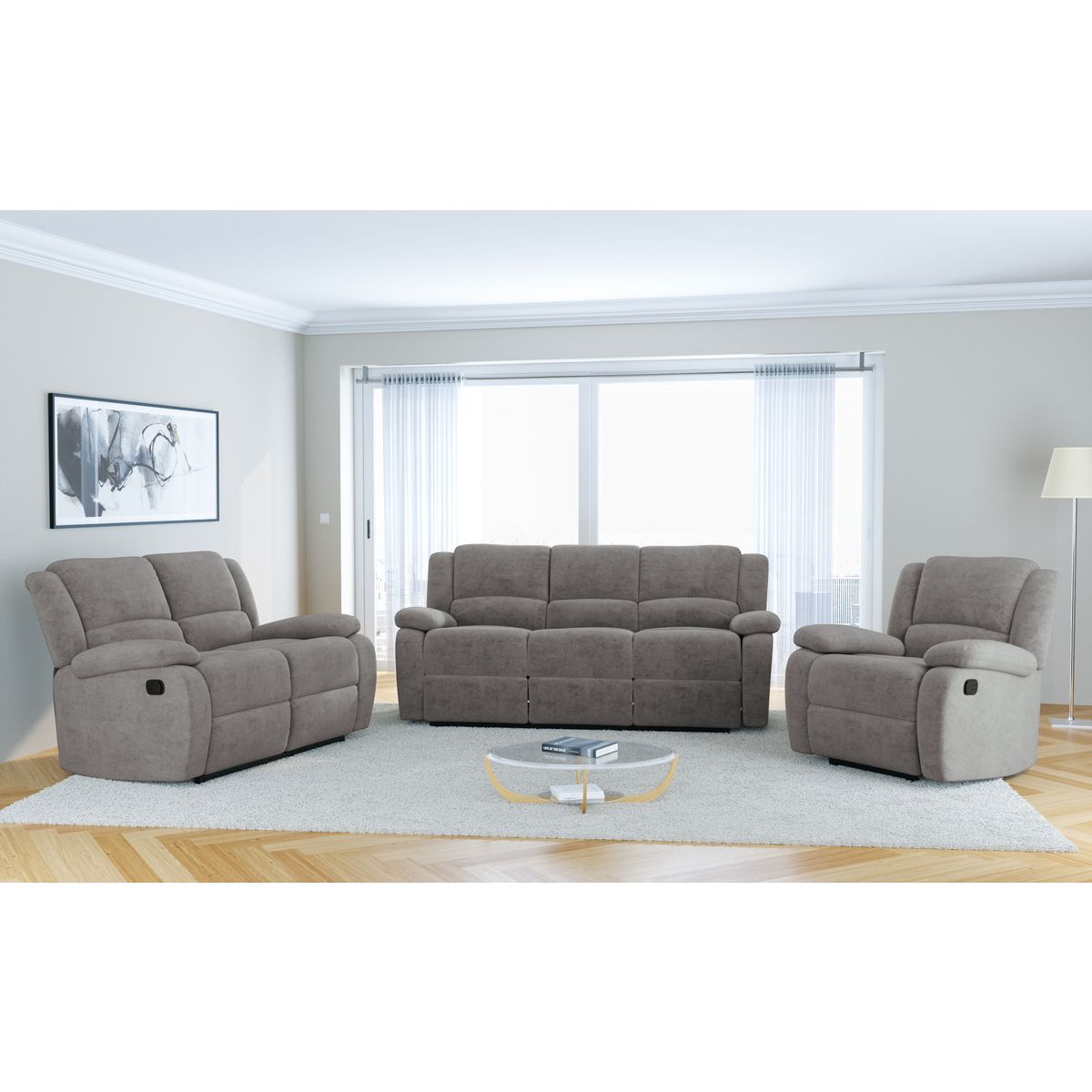 Canapé 2 ou 3 places relax manuel CHRIS