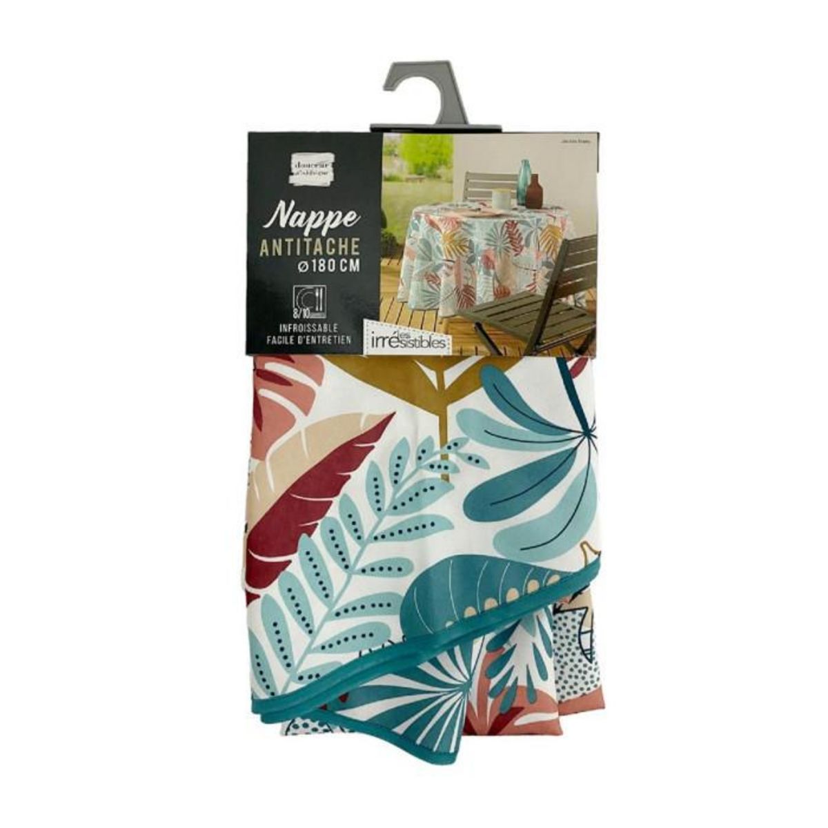 Paris Prix Nappe Ronde Antitache  Jacala  180cm Multicolore