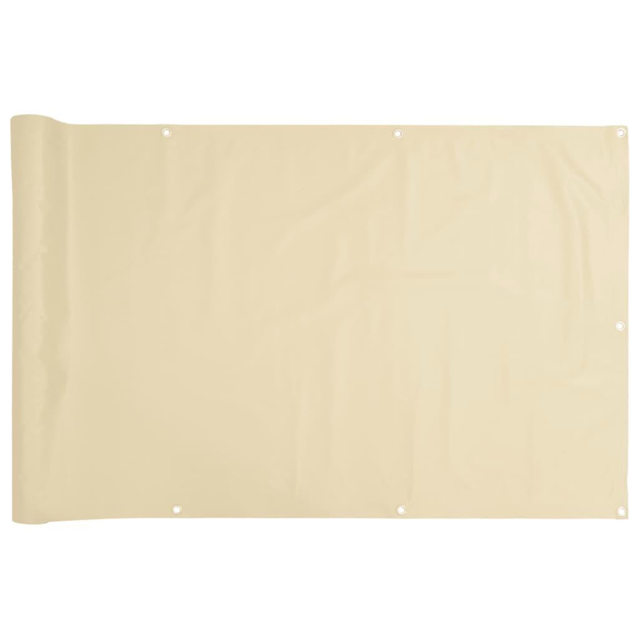 Voir la diapositive 2 : VIDAXL Ecran d'intimite de balcon creme 300x120 cm PVC