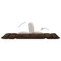 Voir la diapositive 6 : VIDAXL Chaise pliable de sol Marron Microfibre