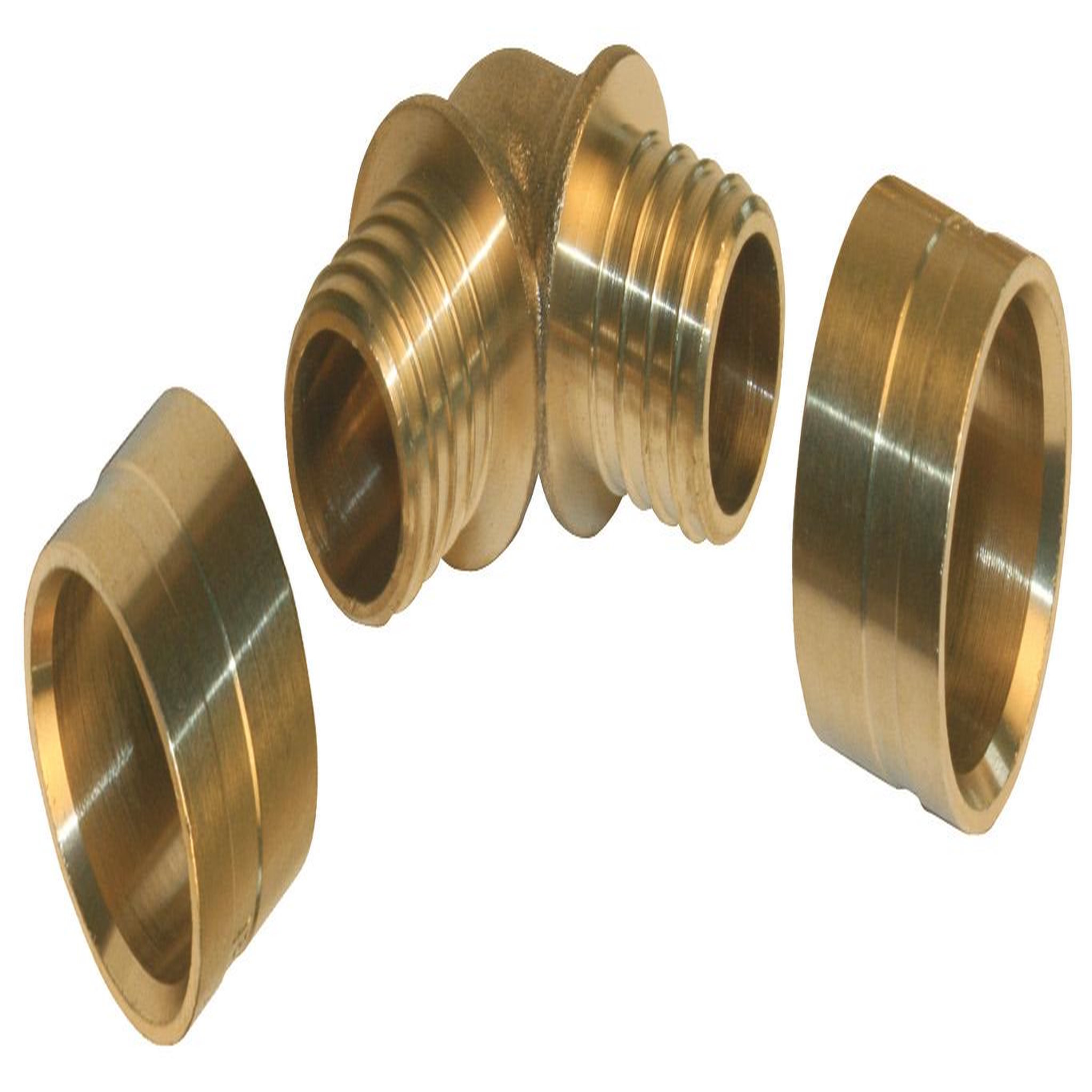 CENTRALE BRICO Raccord coudé 90° à glissement laiton D.12 pour tube en per