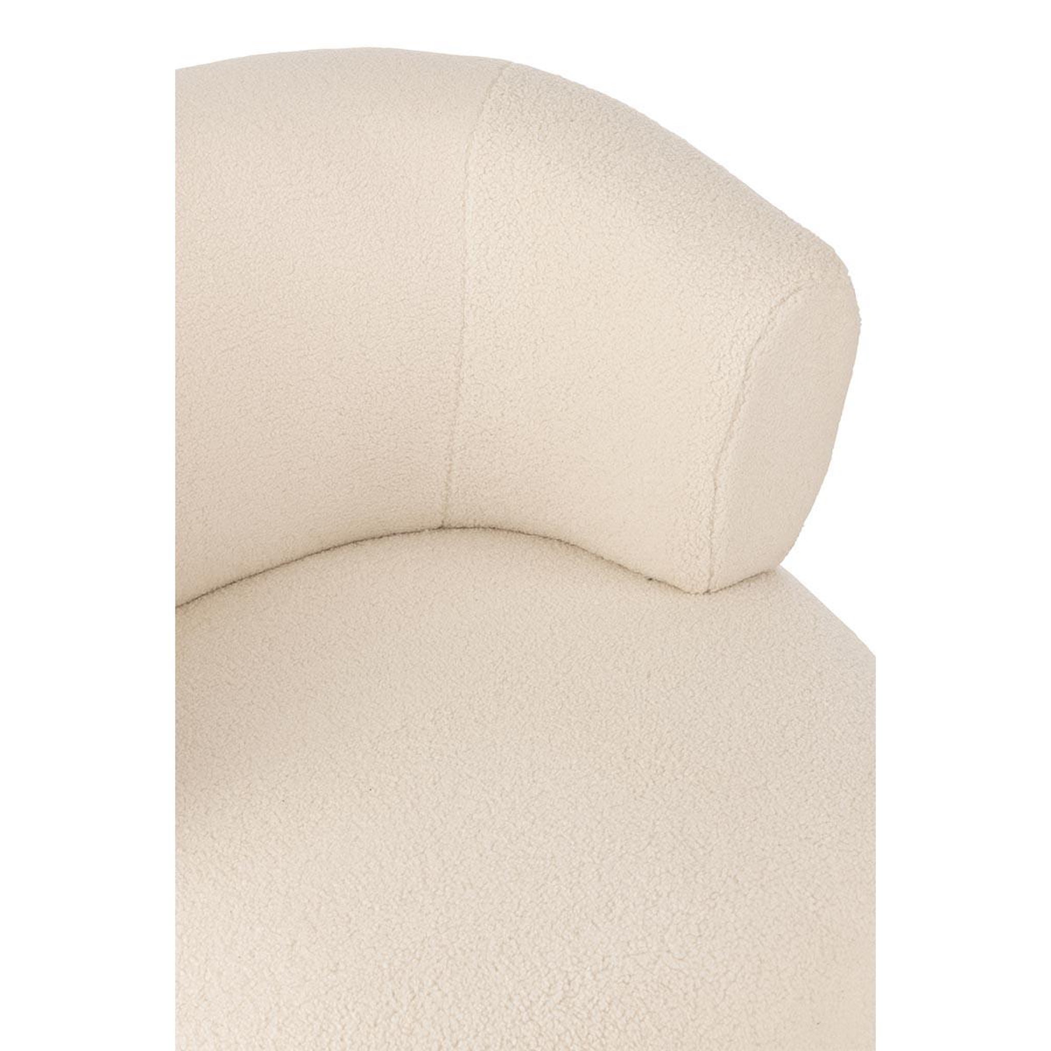 Voir la diapositive 6 : J-LINE Fauteuil lounge design  universe  83cm blanc