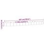Voir la diapositive 6 : VIDAXL Lit sureleve de jardin Acier enduit de poudre 507x100x36cm gris