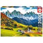 EDUCA Puzzle 2000 pièces : Automne Dans Les Dolomites