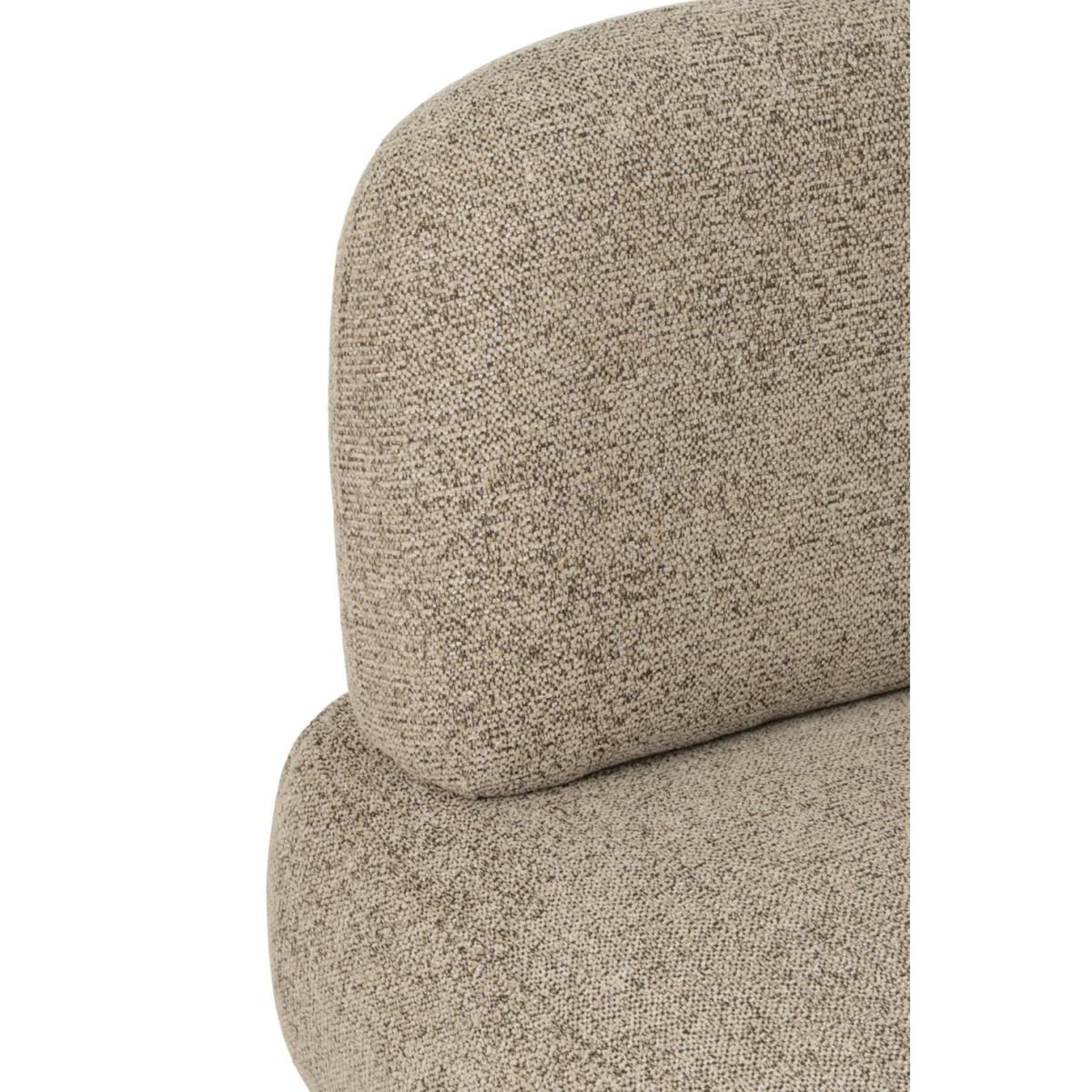 Voir la diapositive 6 : J-LINE Module de canapé  margo  95cm marron