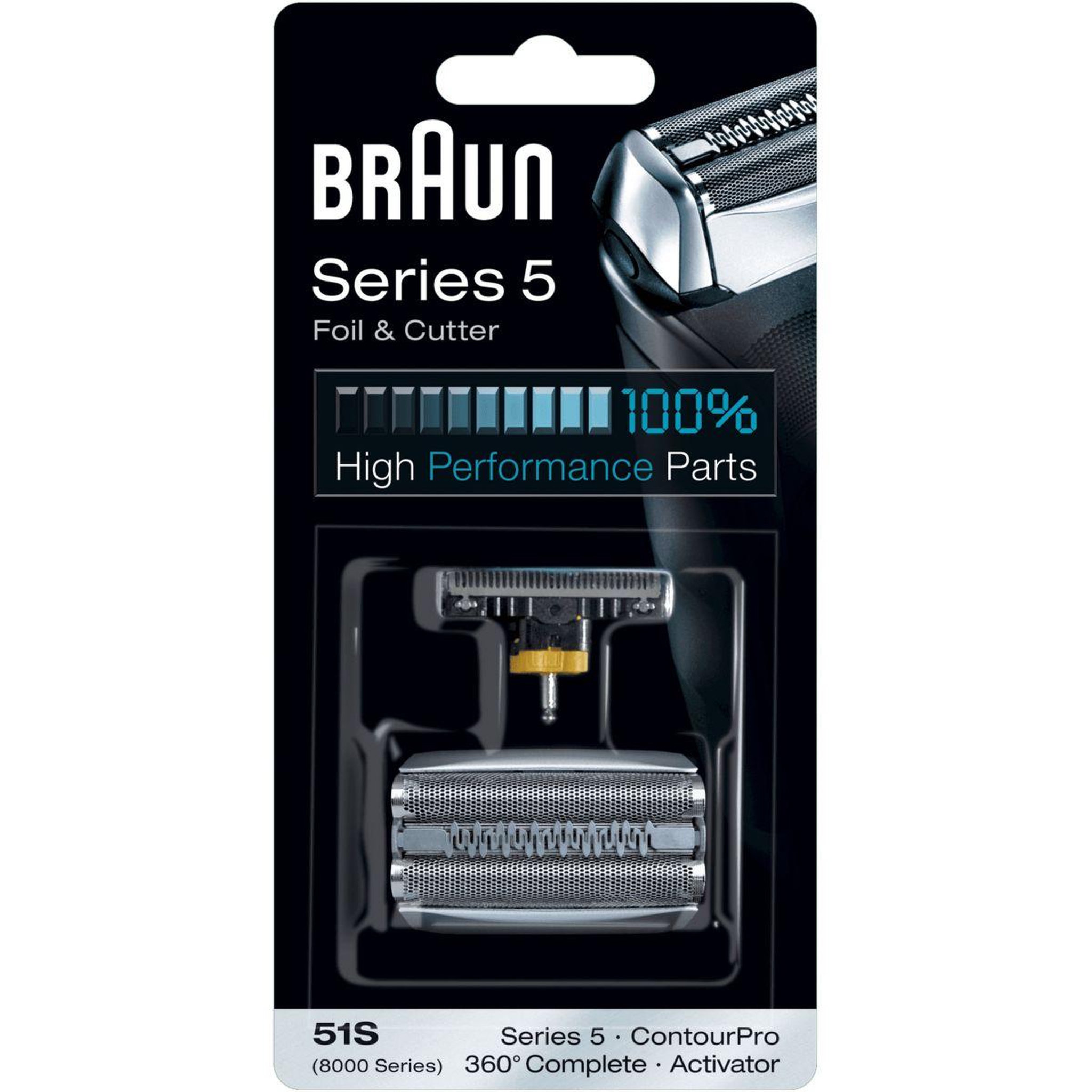Voir la diapositive 2 : BRAUN Tête de rasoir 51S serie 5