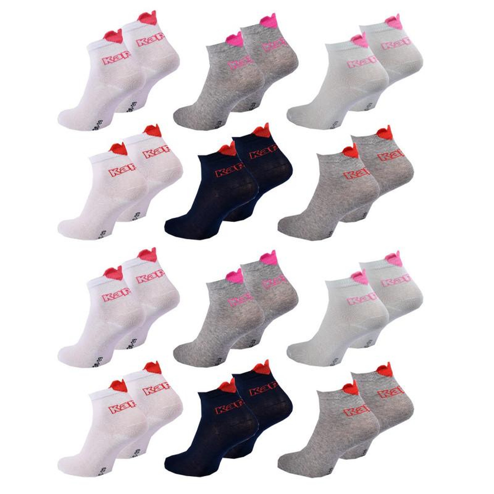 Voir la diapositive 2 : KAPPA Chaussettes Enfant VILLE KAPPA Lot de 12