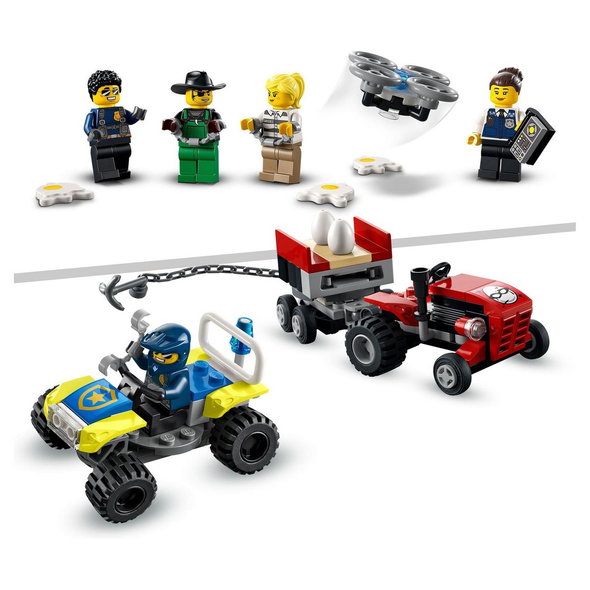 LEGO City 60315 - Le Camion de Commandement Mobile de la Police, Cadeau Garcons, Filles 6 Ans