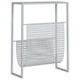 Voir la diapositive 5 : VIDAXL Porte-revue Argente 35x15x45 cm Acier