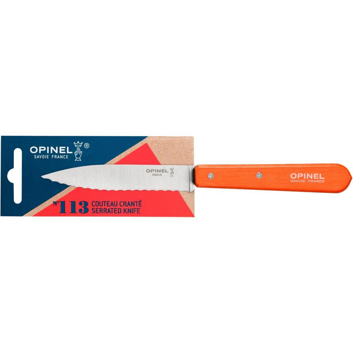Opinel Couteau d'office Crante No113 mandarine