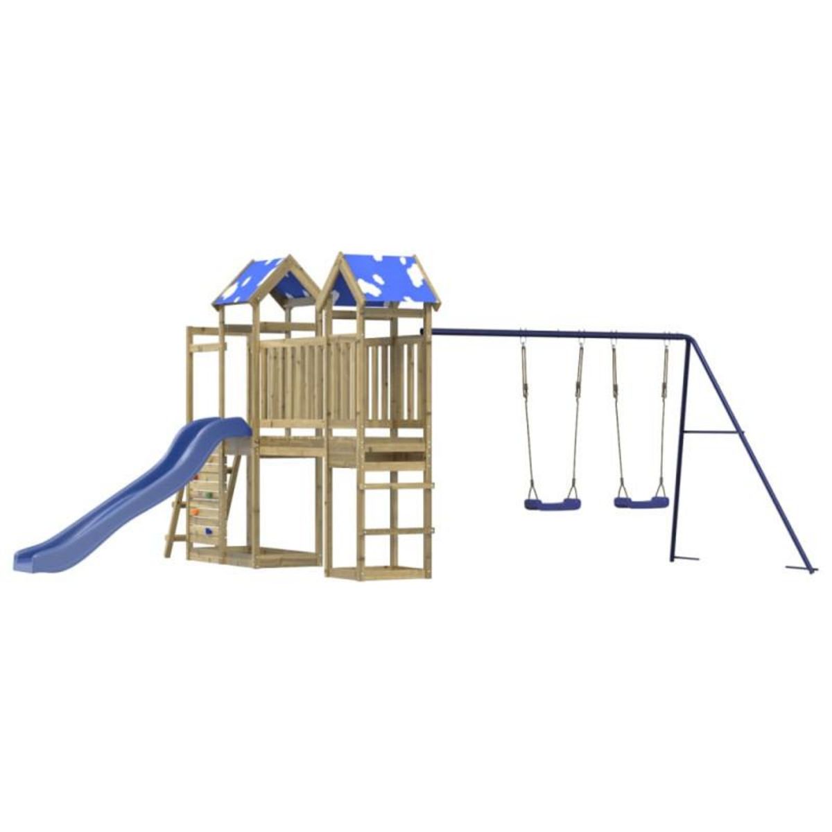 VIDAXL Aire de jeux d extérieur bois de pin imprégné